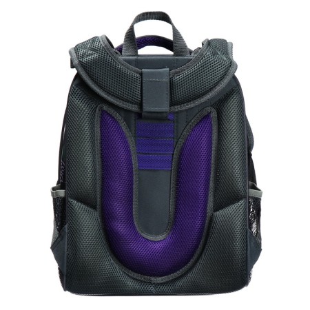 School backpack 38 x 30 x 16 cm, ergonomic back, stavia "cat and feathers", blue-5