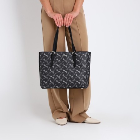 Women's bag on the zipper David Jones, black color-7