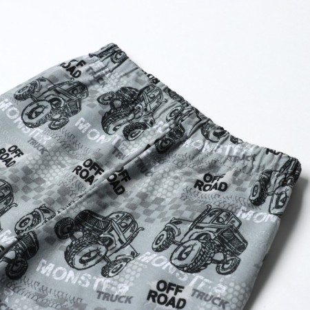 Pajamas for a boy, gray color, height 98 cm-5