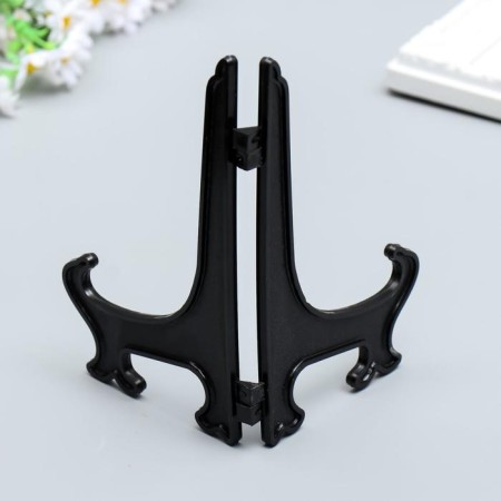 Plastic plastic stand is black 17.5x11.5 cm for plates d = 18-20 cm-2