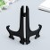 Plastic plastic stand is black 17.5x11.5 cm for plates d = 18-20 cm