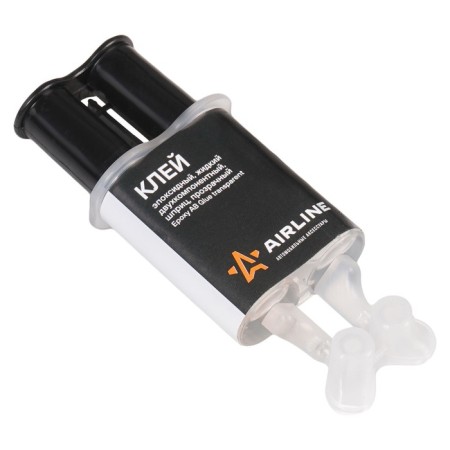Epoxy Airline glue, two -component liquid, syringe, transparent, 2x3 ml.-1