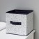 The storage box "Marmalade", 27 × 27 × 27 cm, white color