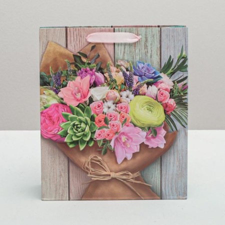 Package Gift Laminated Vertical, packaging, “Congratulations!”, Ml 23 x 27 x 11.5 cm-1