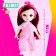 Fashionable hinge doll "Nova" in overalls