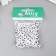 A set of beads with the numbers "Astra" 6x6 mm, 150 pcs/pack