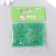Beads "Astra" 11/0, 20 g (M20A turquoise/transparent, matte)