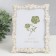 Photo frame metal, glass 13x18 cm "Pearls" rhinestones 15x19.7 cm