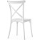 Plastic chair Venus plastic, white 48x53x88 cm