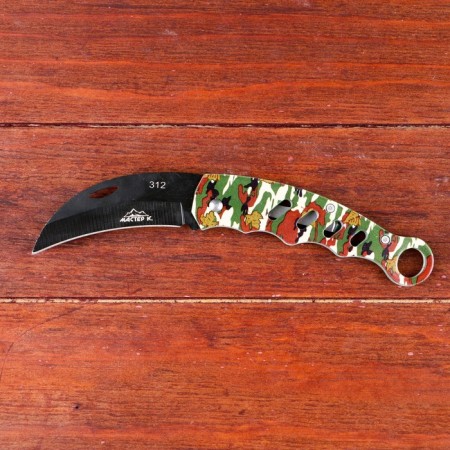 Knorambit knife "Claw of Death", camouflage, blade 7 cm-4