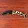 Knorambit knife "Claw of Death", camouflage, blade 7 cm