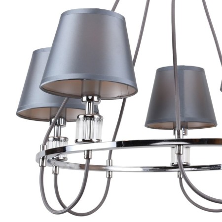 Martina chandelier, 5x40W E14, chromium color-1