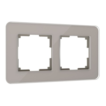 Frame W0022417, 2 Elite sockets, smoky, glass