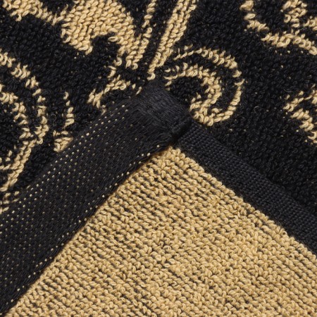 Terry Ethel Constantine Trick Black, 50x90cm, 100% cotton, 420g/m2-4