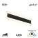 Lamp of the Citilux "Trinity" CL238541, 40x8 cm, 1x16W, LED, Black Color Black