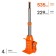 Telescopic jack Airline, 4 tons, lifting height 229-535 mm, in bag