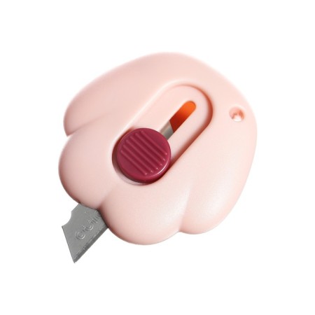 Chancellery knife 9 mm, plastic paw mix on a blister-4