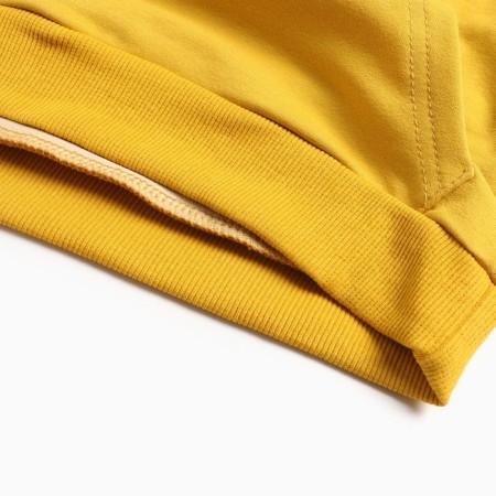 Kit for children (sweatshirt, trousers), mustard color, height 104 cm-10