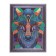Diamond mosaic with partial filling and uniform rhinestones on the wolf frame, 30 x 40 cm