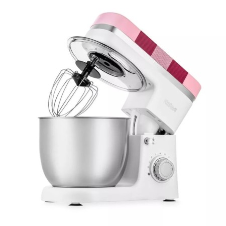 Mixer KitFort KT-3439, Planetarny, 1300 W, 5 l, 8 speeds, white-pink