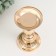 Summary Metal for 1 candle "Grade Ap" Gold 8x13.5 cm