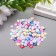 Decor for creativity plastic "English alphabet" set 20 g d = 0.6 cm mix