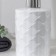 A set of accessories for the bathroom "Rombs", 2 items (a dispenser for soap, glass), white color