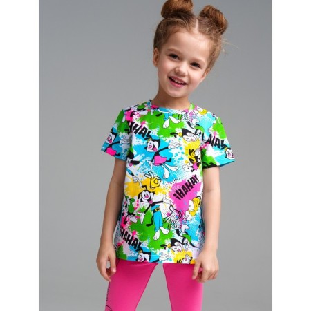 Футболка для девочки PlayToday, рост 122 см