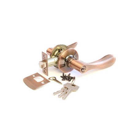 Latch APECS 0891-01-AC pen, with a key, with a latch, color copper