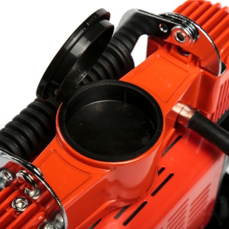 Car compressor "Aggressor" AGR-75, boropian, metal, 12V, 300W, performance 75 l/min, boat adapters, bag-4