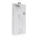 BYZ BC -040, Lightning - USB, 3 A, 1 m, silicone, white