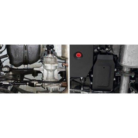 Reducer Protection for EXEED VX RKPP 4WD 2021-N.V., steel 1.5 mm, with fasteners-4