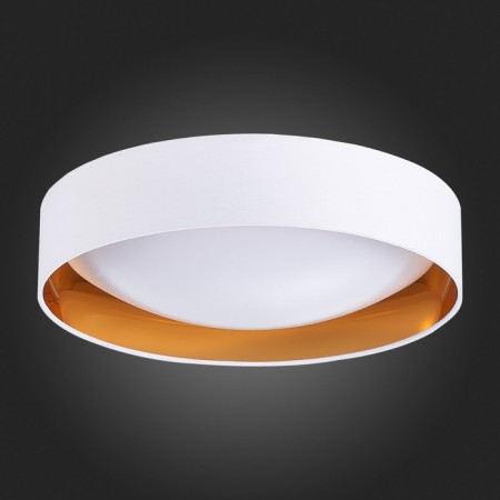 Ceiling EVOLUCE lamp. Sle201122-01. Orbio. 1x24 W, LED, 4000K, 700 LM, 42x42x10.5 cm, white color, gold-4