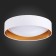 Ceiling EVOLUCE lamp. Sle201122-01. Orbio. 1x24 W, LED, 4000K, 700 LM, 42x42x10.5 cm, white color, gold