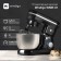 Mixer Windigo WMR-01, planetary, 1000 W, 4.5 l, 8 speeds, 3 nozzles, black