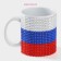 Ceramic “Flag of Russia” ceramic mug, 340 ml