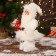 Santa Claus "in a fur white suit, with a bag" moves, 11x30 cm