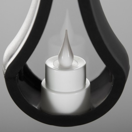 Nightmare "Frozen candle" 3xlr1130 Black 5x8.5x15 cm Risalux-5