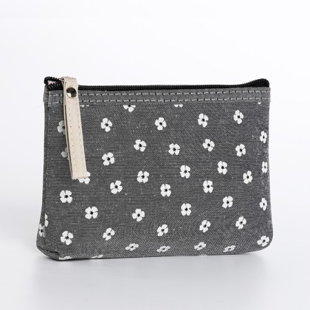 Lightning cosmetic bag, gray color