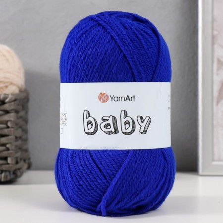 Baby yarn 100% acrylic 150m/50g (979 cornflower)-7