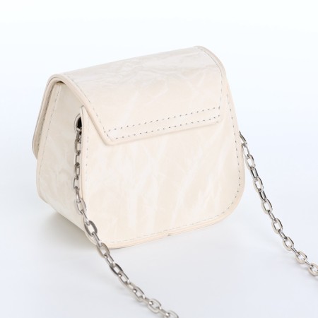 Female bag on a magnet, white color-6