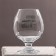 Cognac glass "Alcohol is scary" 265 ml