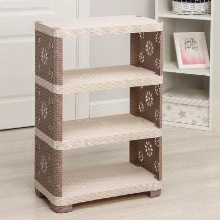 The floor launcher is "braid", 4 sectional, cocoa color-1