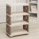 The floor launcher is "braid", 4 sectional, cocoa color
