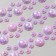 Sticker of rhinestone plastic "bends - pearls" 21.5x7 cm