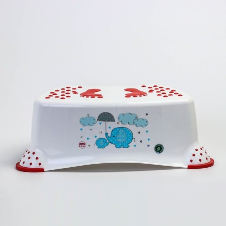 Baby stand with anti -slip legs, white color-4