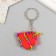 Trick rubber "Friday snake wrapps heart" 4x3.5 cm