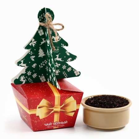 New Year! Black tea, forest berry "Gift", 20 g-1