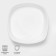 Baking form Luminarc Smart Cuisine Carine, D = 23 cm, square, glass ceramic, white