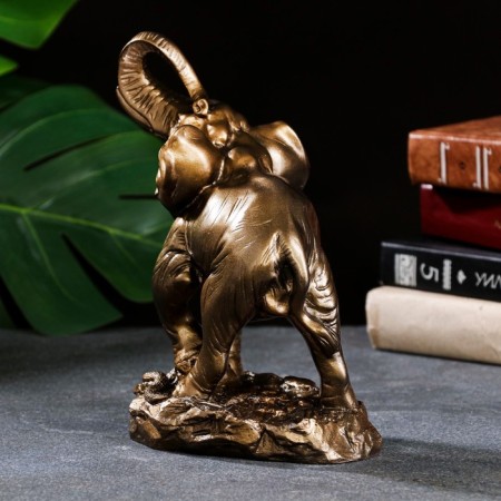 Figure "Elephant" bronze, 21.5 cm-3